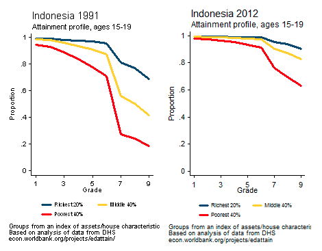Evolution of between- vs. within-cycle dropout in Indonesia